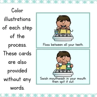 Brush Teeth Sequence – sample page 3