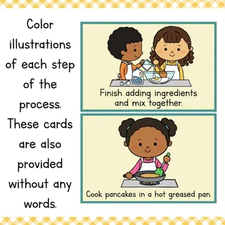 How to Make Pancakes | Writing and Sequencing Activity – sample page 3