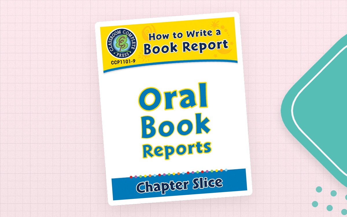 How to Write a Book Report: Oral Book Reports cover.
