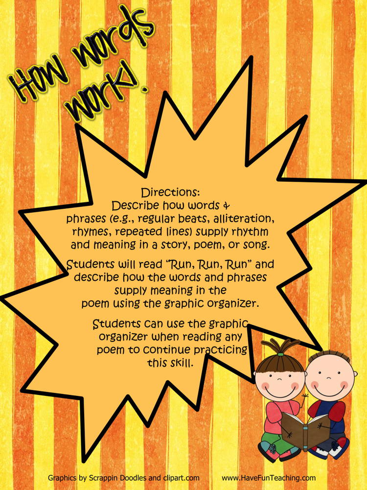 How Words Work Poetry Activity teaching resource preview