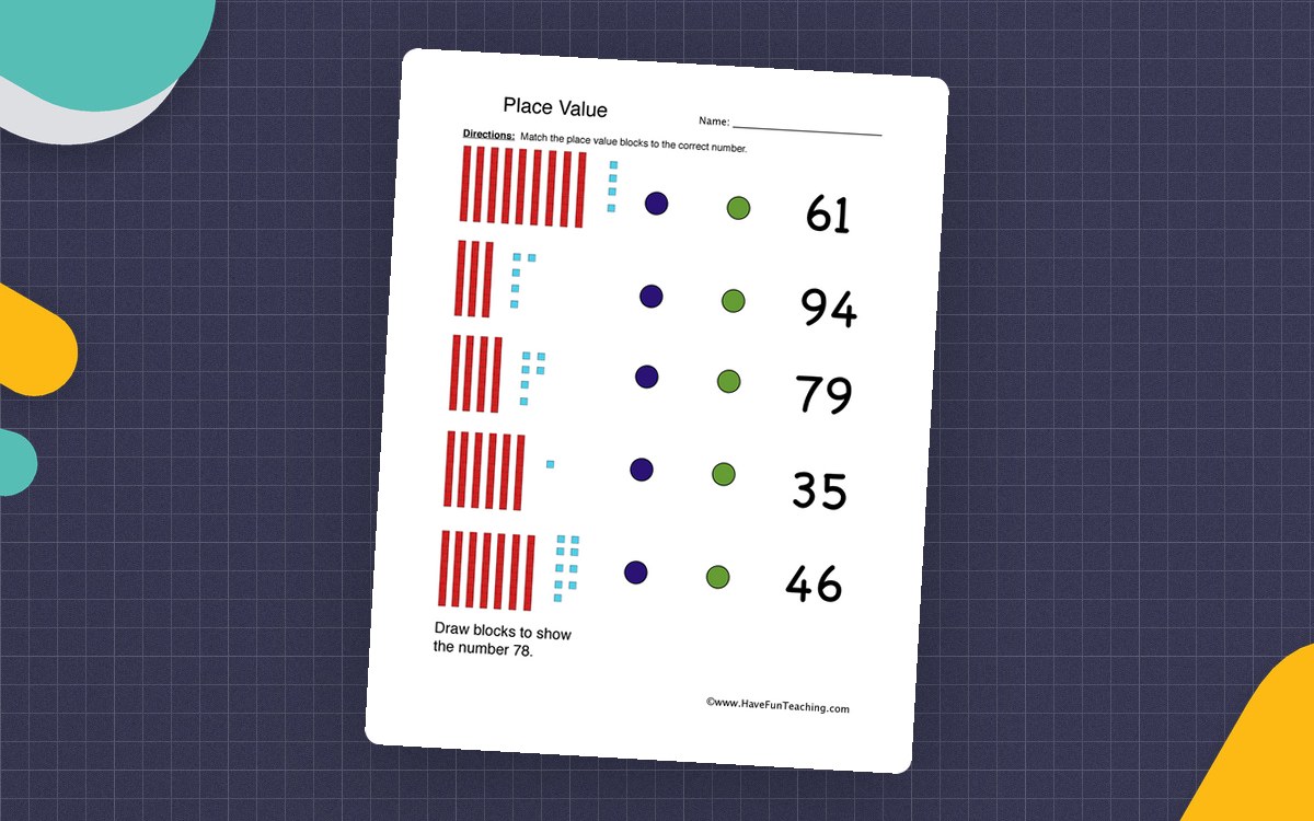 Hundreds, Tens, Ones – Place Value Worksheet preview: Ten hundreds-tens-ones composition equations