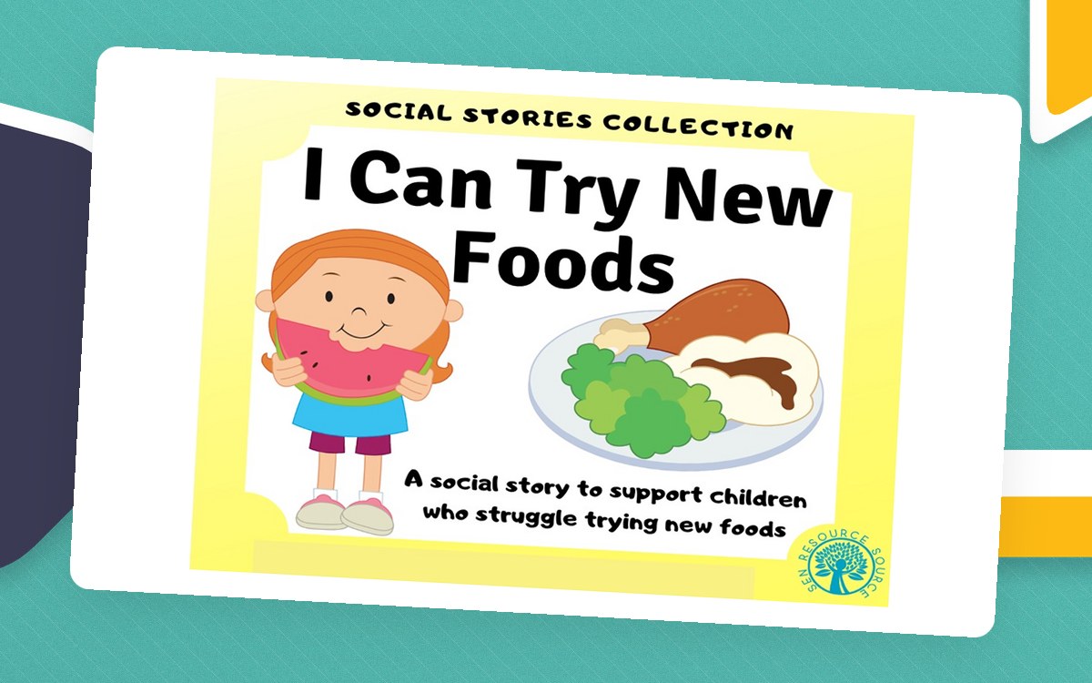 I Can Try New Foods Social Story preview: [object Object]