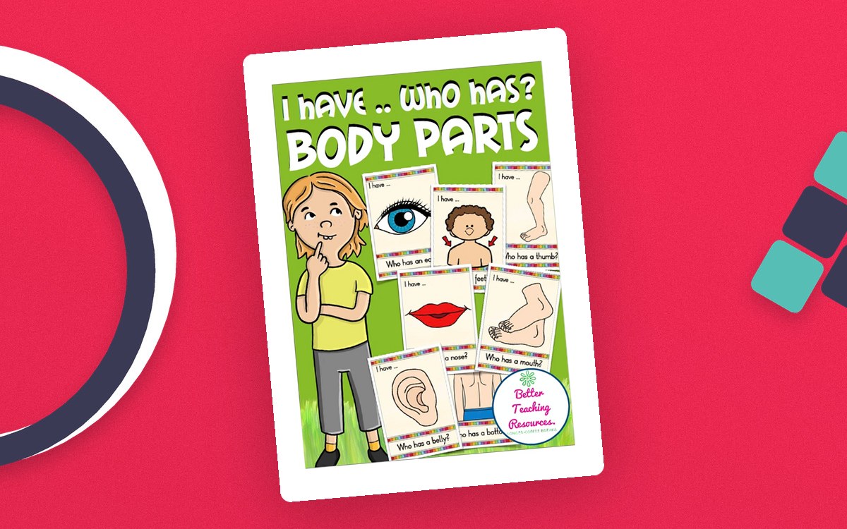 I have...Who Has...? Body Parts Edition preview: Printable I Have, Who Has