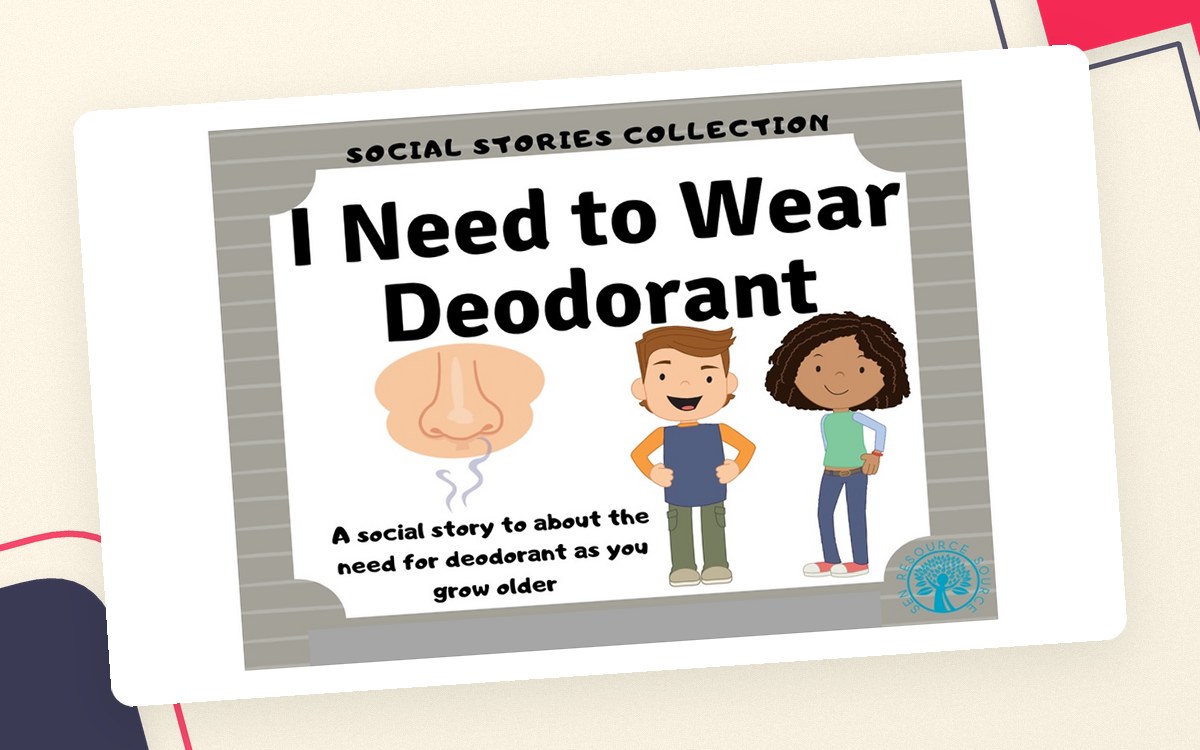 I Need to Wear Deodorant Social Story preview