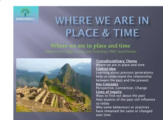 IB PYP - WHERE WE ARE IN PLACE AND TIME - PLANNER & RESOURCES – cover