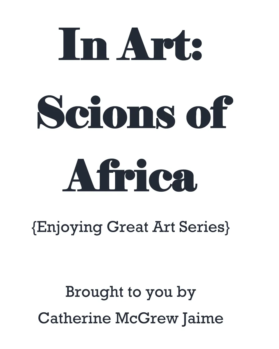 Art eBook title page identifying the Enjoying Great Art Series and naming author Catherine McGrew Jaime