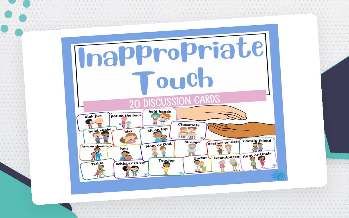 Safe & Unsafe Touch Cards – 20 Illustrated Visuals preview