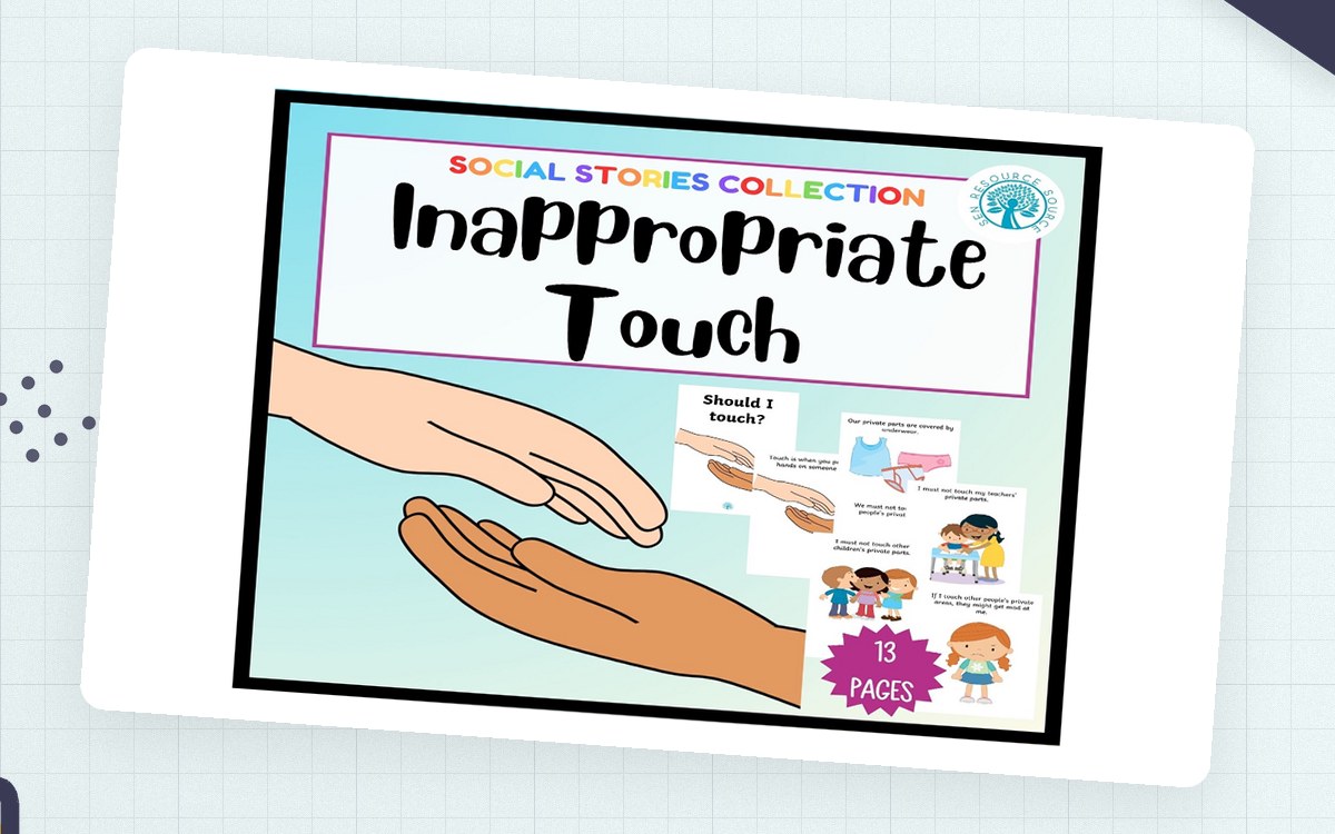 Inappropriate Touch – Social Story for Kids preview