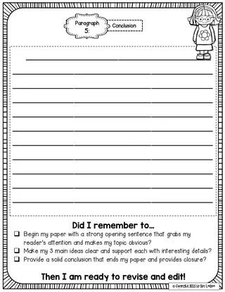Informative Writing Worksheet Set – preview 3