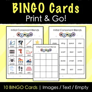 Initial Beginning Consonant Blends sc, sk, sl, sm, sn, sp, st, sw Print +… – preview 3