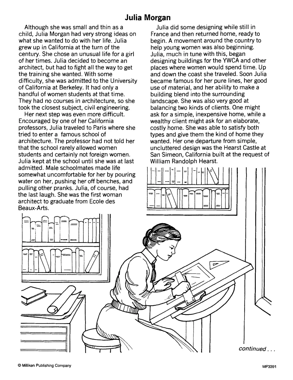 Julia Morgan biography, part 1: students read how she became an architect via Berkeley and Ecole des Beaux-Arts