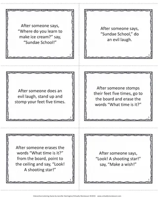 Interactive Listening Games – sample page 2