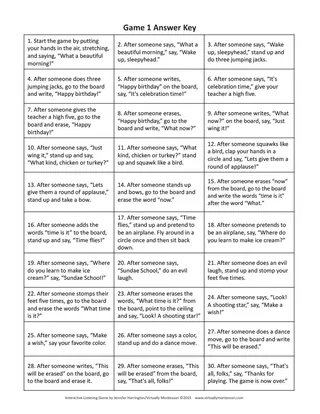 Interactive Listening Games – sample page 4
