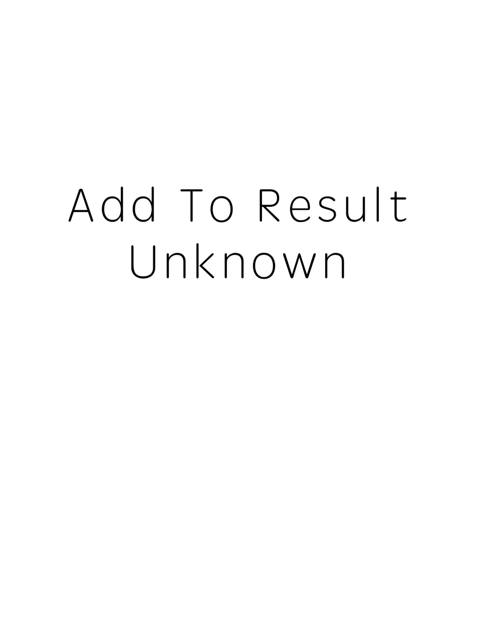Section title page reading Add To Result Unknown, opening the first set of addition word problems