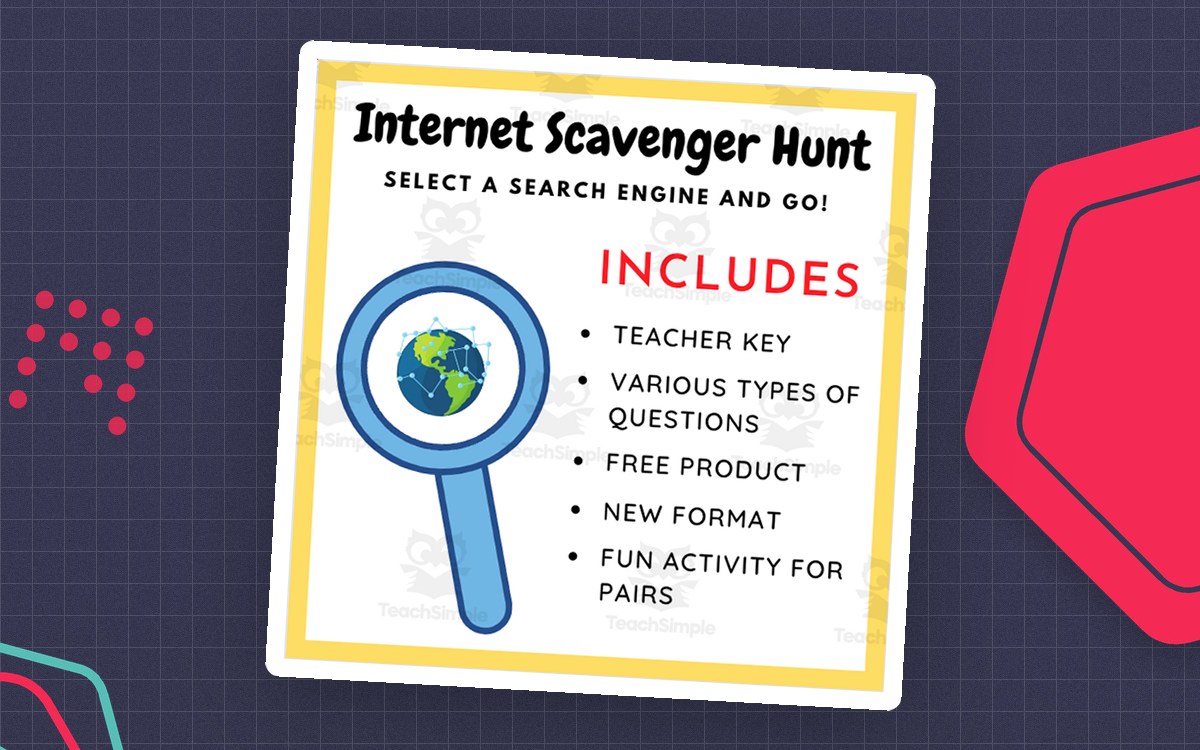 Internet Search Scavenger Hunt: Search Engine Game preview