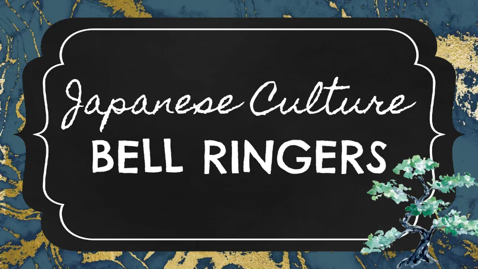 Cover of Japanese Culture Bell Ringers, a presentation of writing and reflection prompts about Japan