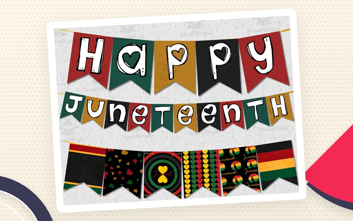 Juneteenth Bulletin Board Banner for Juneteenth Activities preview
