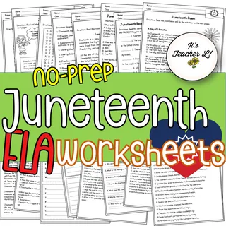 Juneteenth Reading Comprehension Pdf – cover