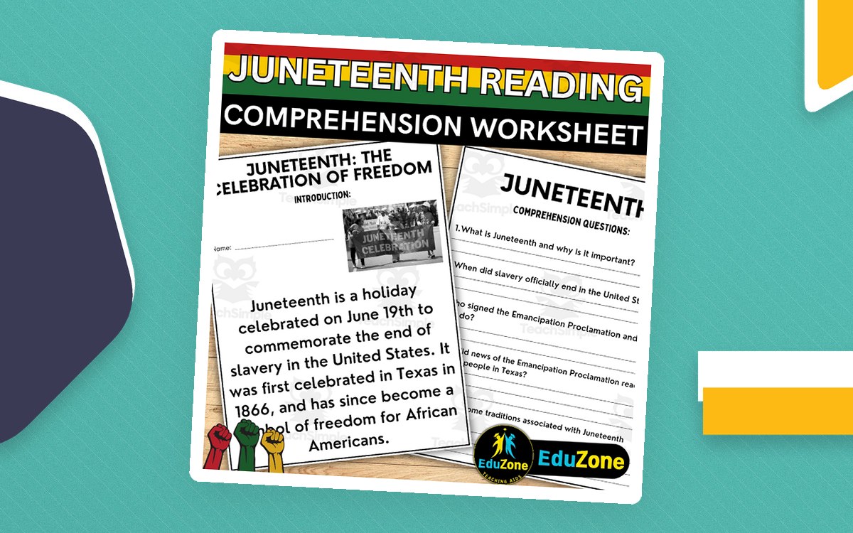Juneteenth Worksheet: Understanding the Significance of Freedom Day! preview