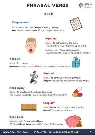 Keep Phrasal Verbs – English Practice Exercises – cover
