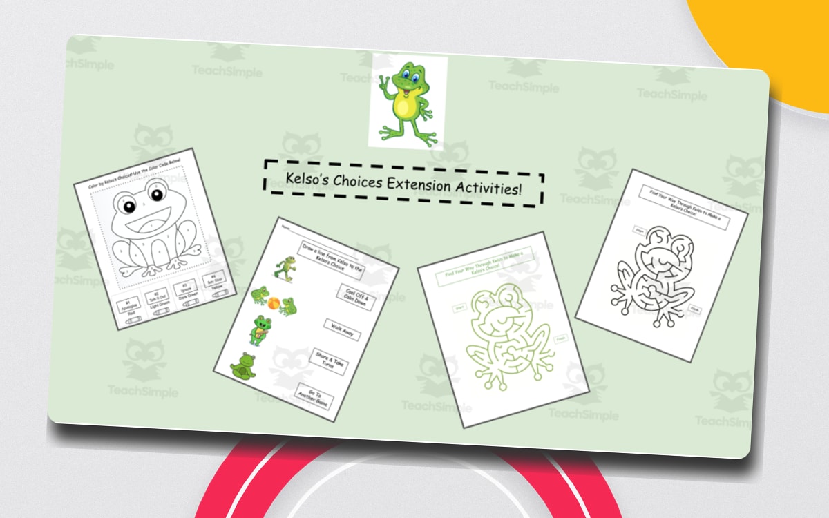 Kelso's Choices – SEL Coloring Pages & Activities preview