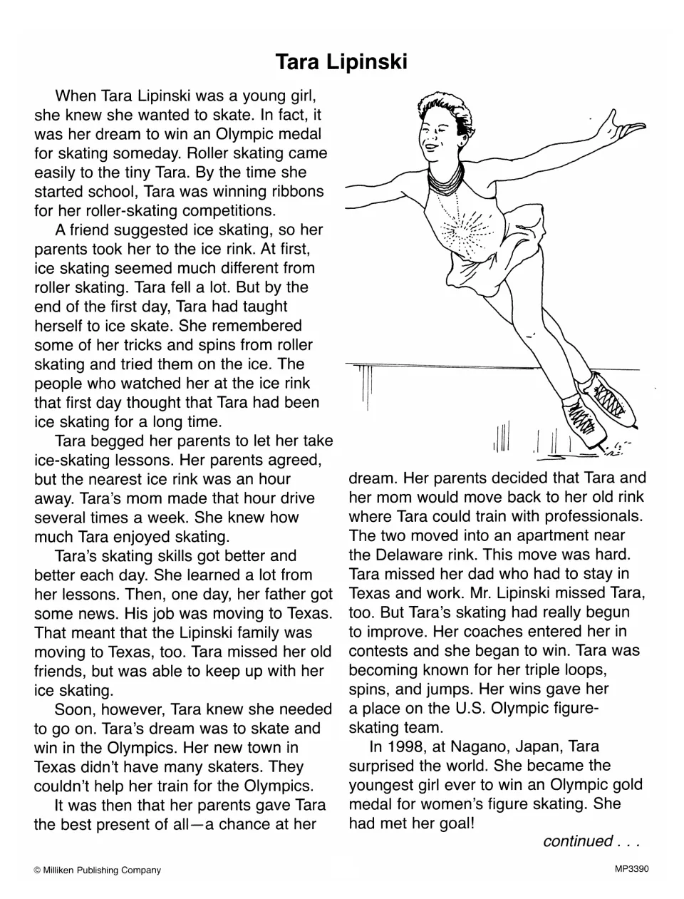 Tara Lipinski biography, part 1: learning to skate, family moves, training, and winning Olympic gold in 1998