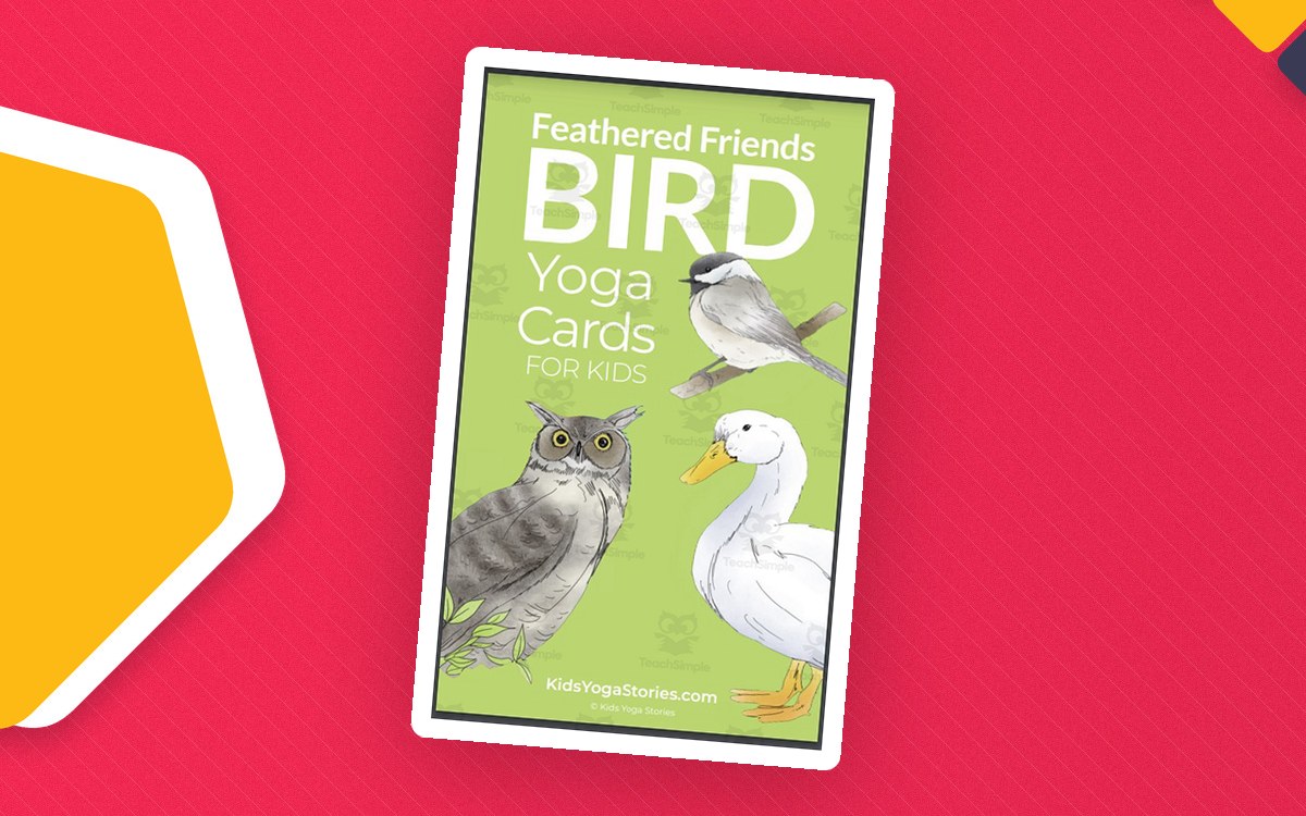 Kids Yoga Stories: Bird Yoga Cards for Kids preview