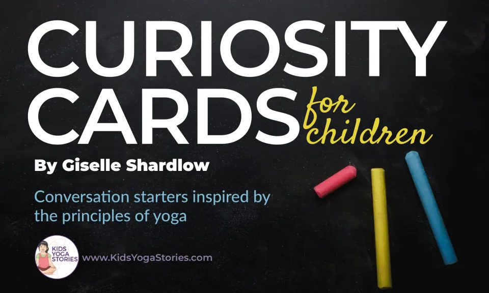 Curiosity Cards cover by Giselle Shardlow: conversation starters inspired by the principles of yoga