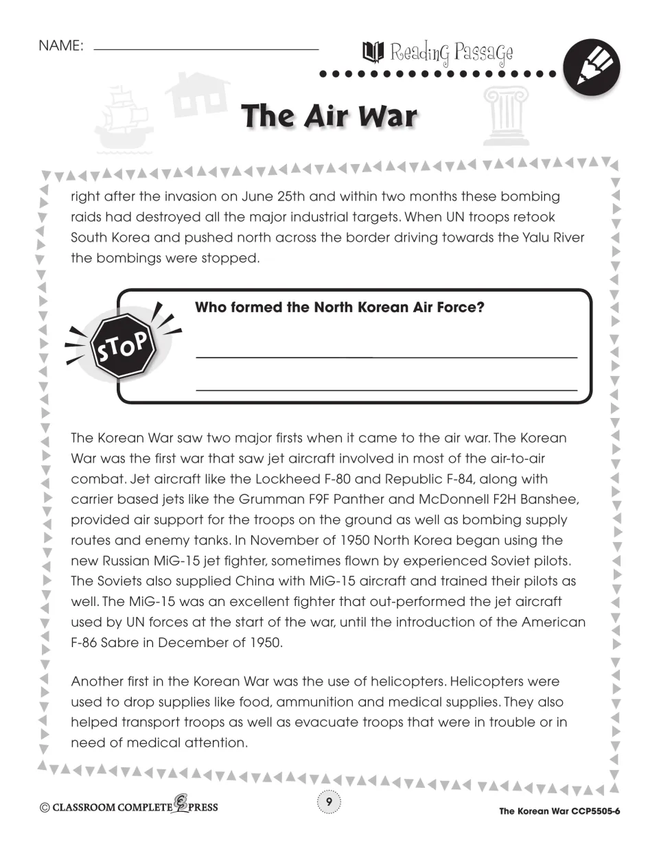 Passage part 2: MiG-15 vs. F-86 Sabre jets, helicopter firsts, and 'Who formed the North Korean Air Force?'