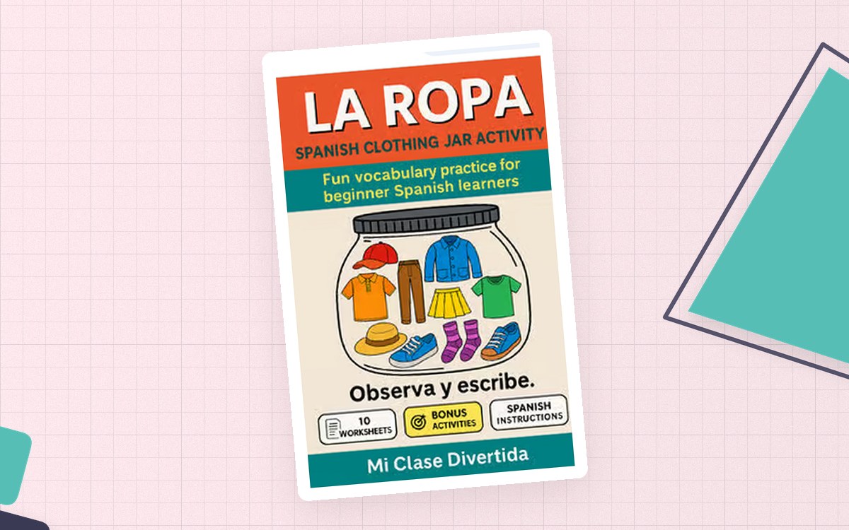 La ropa: Fun Vocabulary Jar Activity | Spanish Clothing Worksheets preview