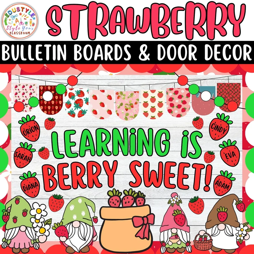 Learning Is Berry Sweet!: Summer Bulletin boards And door Decor kit – cover