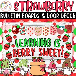 Learning Is Berry Sweet!: Summer Bulletin boards And door Decor kit – cover