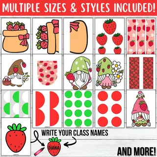 Learning Is Berry Sweet!: Summer Bulletin boards And door Decor kit – sample page 4
