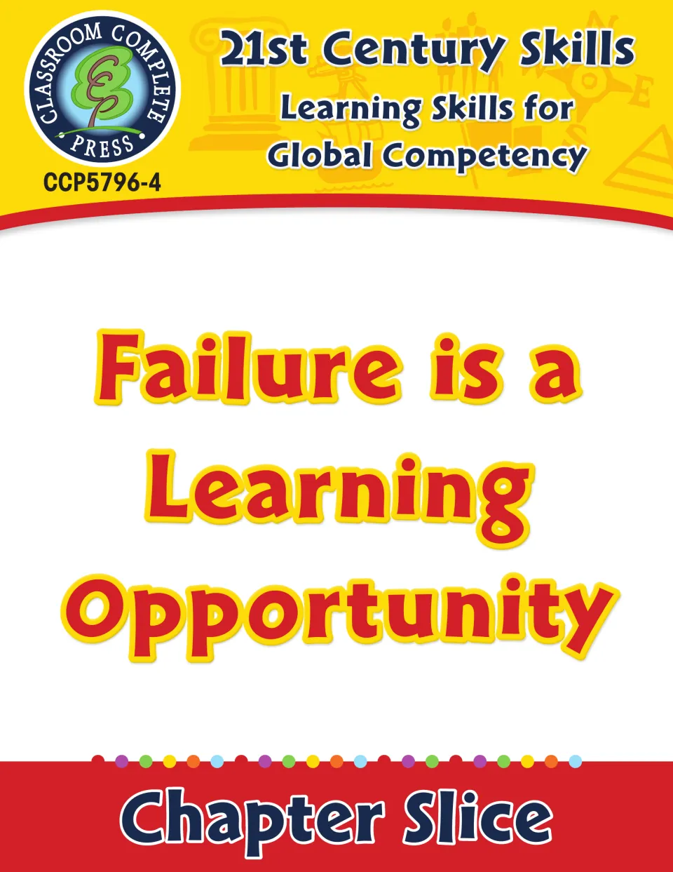 Failure is a Learning Opportunity chapter slice cover from the 21st Century Skills global competency series