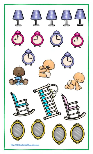Learning to Count How Many Worksheets – sample page 2