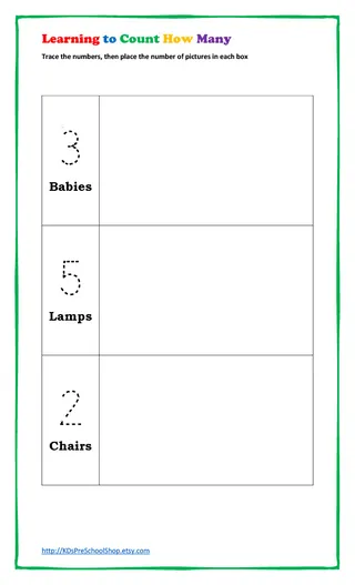 Learning to Count How Many Worksheets – sample page 4