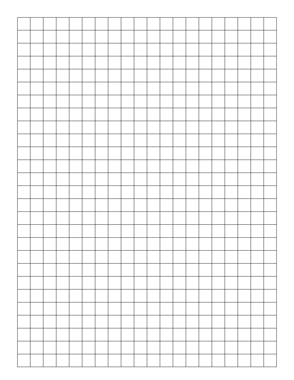 Blank drawing paper for designing the LEGO character used to calculate area and perimeter in the project