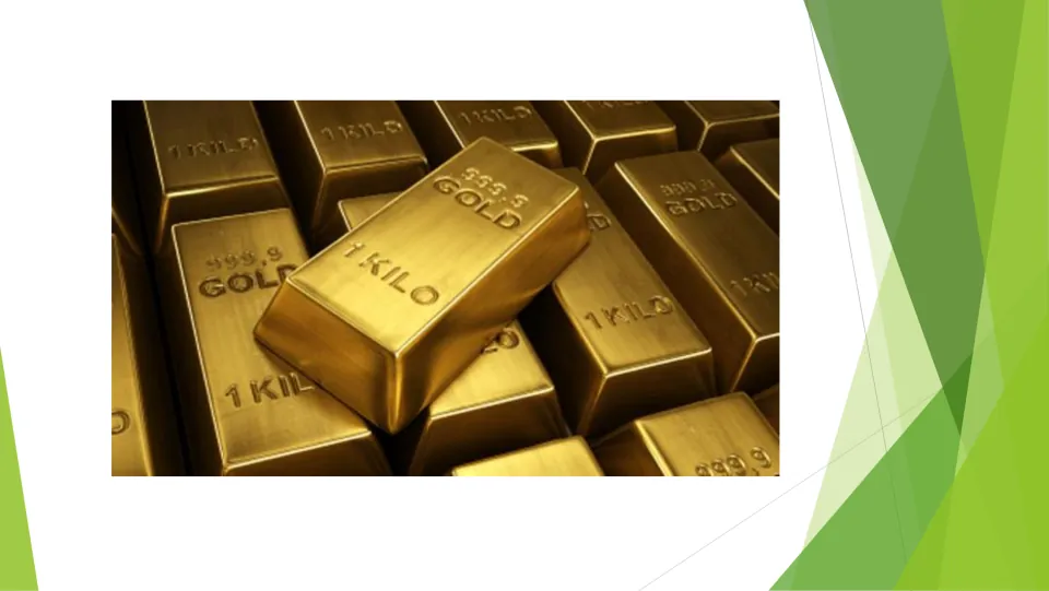 Solid metal photo: a pile of shiny gold bars stamped 1 KILO and 999.9 GOLD, one bar resting on top of the rest