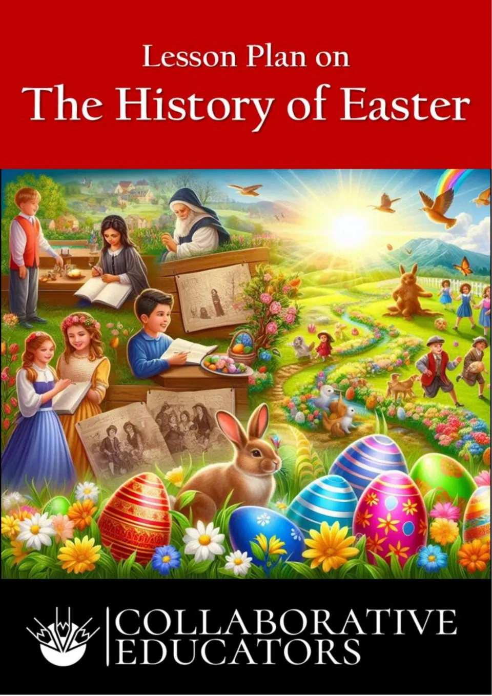 Cover of Lesson Plan: The History of Easter, a teaching resource credited to Collaborative Educators