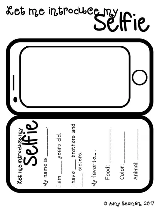 Let Me Introduce My Selfie | Back to School Activity – preview