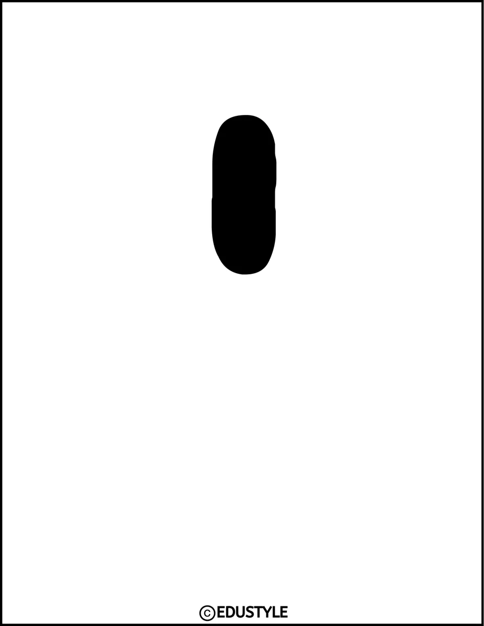 Black apostrophe for the winter bulletin board or door display, supplied separately from the title letters