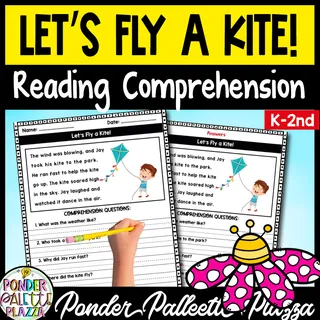 Let’s Fly a Kite - Reading Comprehension + Answers – cover