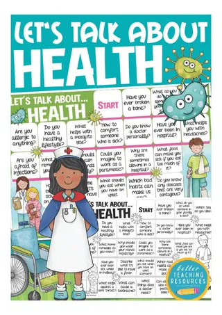 Let's Talk About Health – Class Board Game – cover