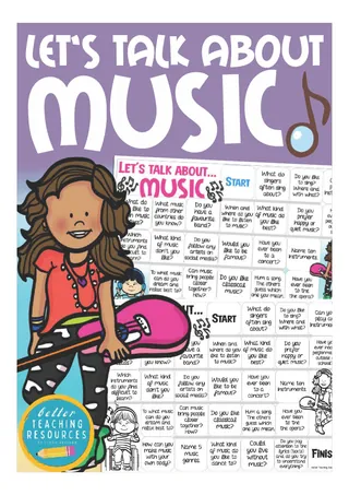 Let's Talk About Music – ESL Board Game – cover