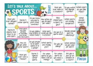 Let's Talk About Sports – ESL Speaking Board Game – sample page 3