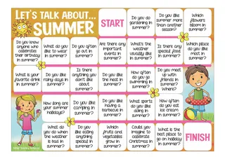 Let's Talk About Summer Board Game – sample page 3