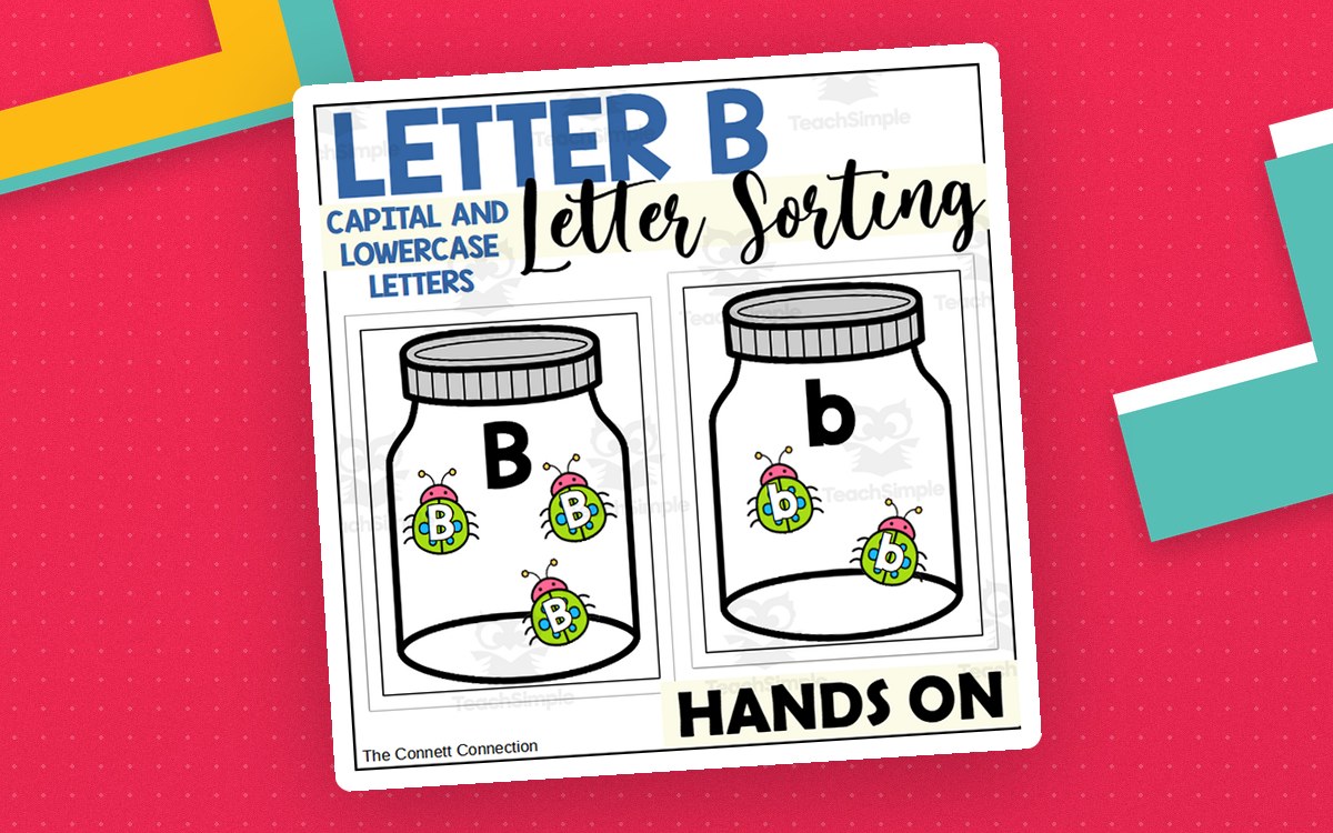 Letter B Capital and Lowercase Letter Sorting preview