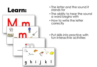 Letter M: PowerPoint and Worksheets: Lesson 13 – preview 3