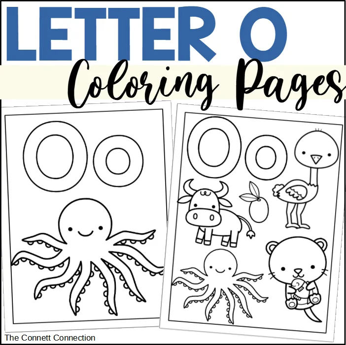 Letter O Coloring Pages – Alphabet Practice – cover