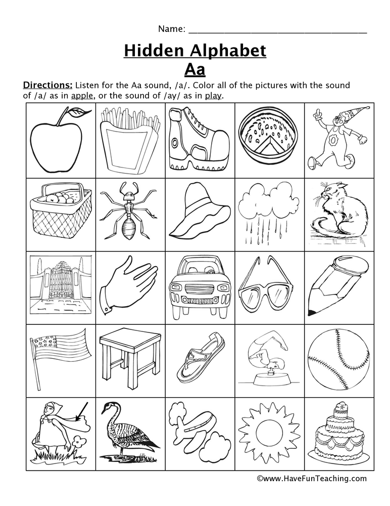Letter Sounds Worksheets By Teach Simple